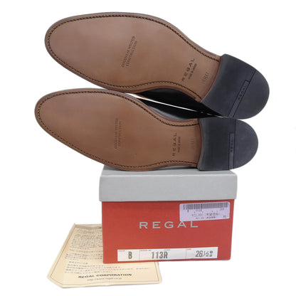 REGAL リーガル 新品同様 グッドイヤーウエルト コレクション パンチドキャップトゥ シューズ メンズ 黒 ブラック 26 1/2EE シューズ