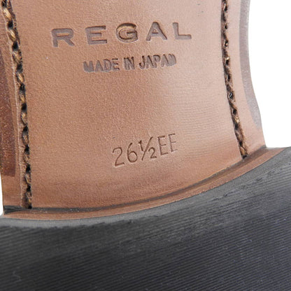 REGAL リーガル 新品同様 グッドイヤーウエルト コレクション パンチドキャップトゥ シューズ メンズ 黒 ブラック 26 1/2EE シューズ