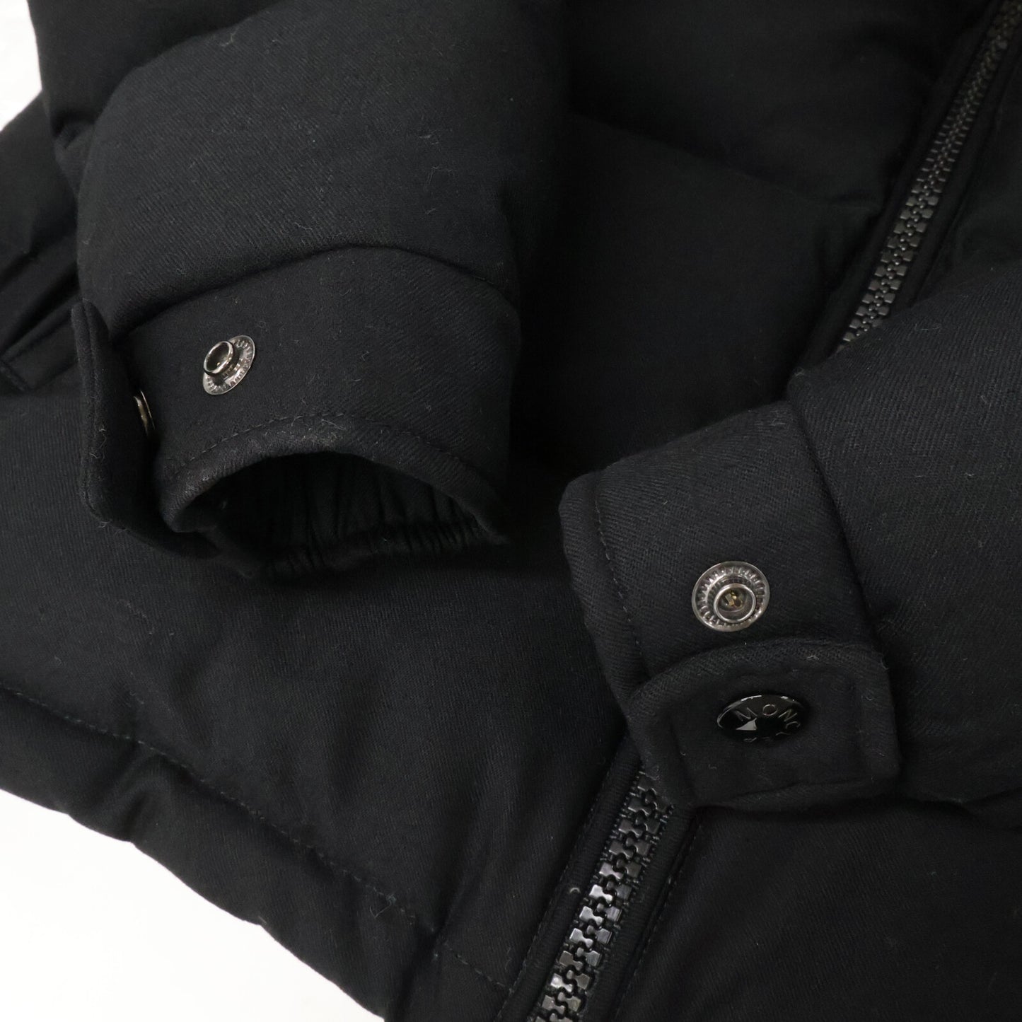 MONCLER Montgenevre Wool Hooded Down Jacket