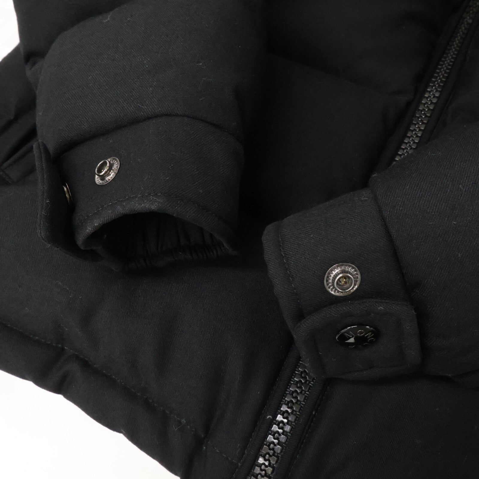MONCLER Montgenevre Wool Hooded Down Jacket