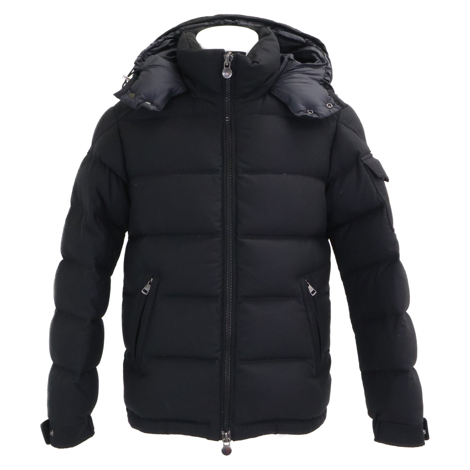 MONCLER Montgenevre Wool Hooded Down Jacket