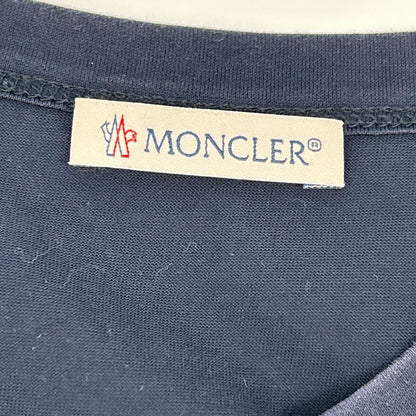 MONCLER モンクレール ネイビー ダブルワッペン MAGLIA Tシャツ トップス