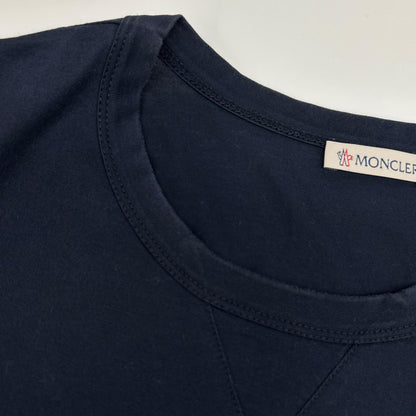 MONCLER モンクレール ネイビー ダブルワッペン MAGLIA Tシャツ トップス