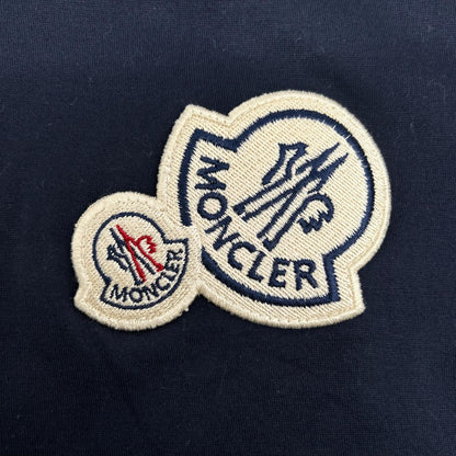 MONCLER モンクレール ネイビー ダブルワッペン MAGLIA Tシャツ トップス