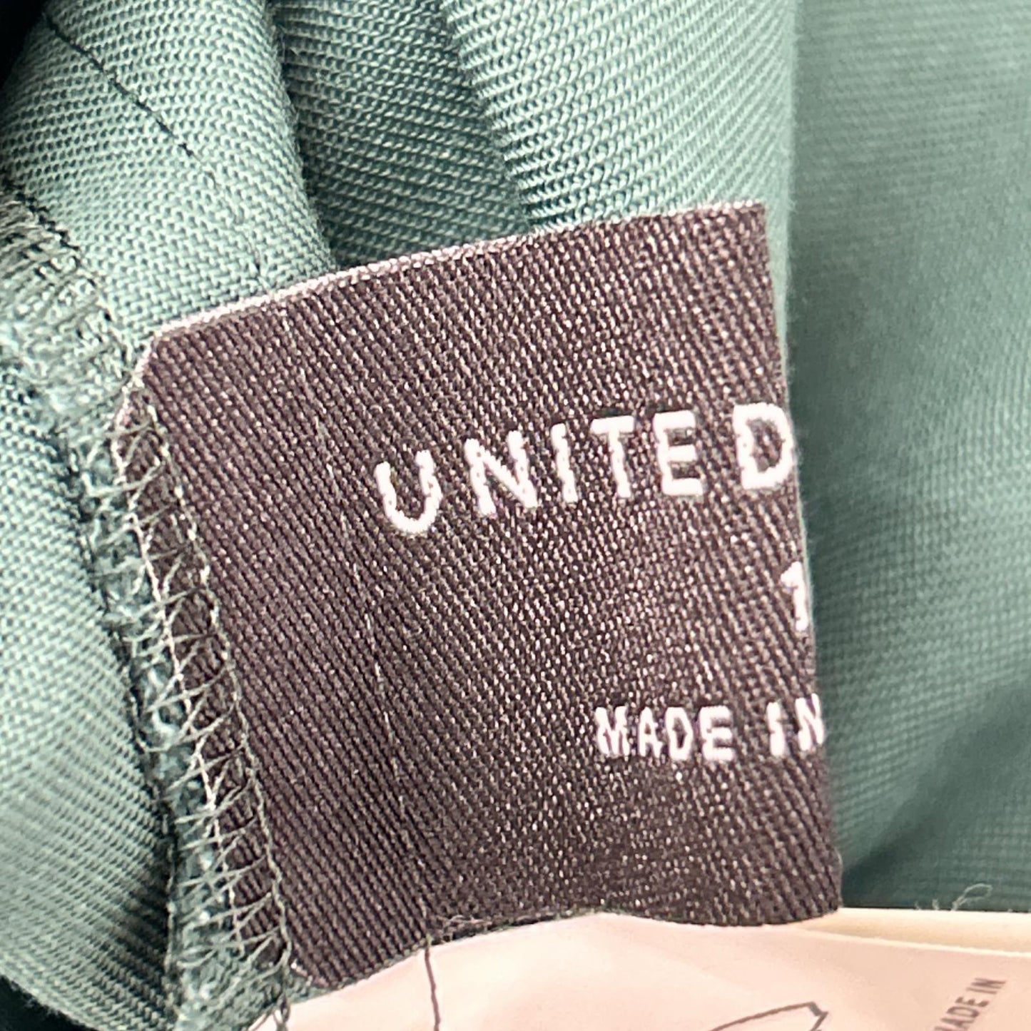 UNITED TOKYO ユナイテッドトウキョウ 500500003 グリーン ウールクライムアシメブラウス トップス