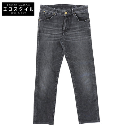 PT TORINO Black-gray SWING denim stretch pants, men's, 28