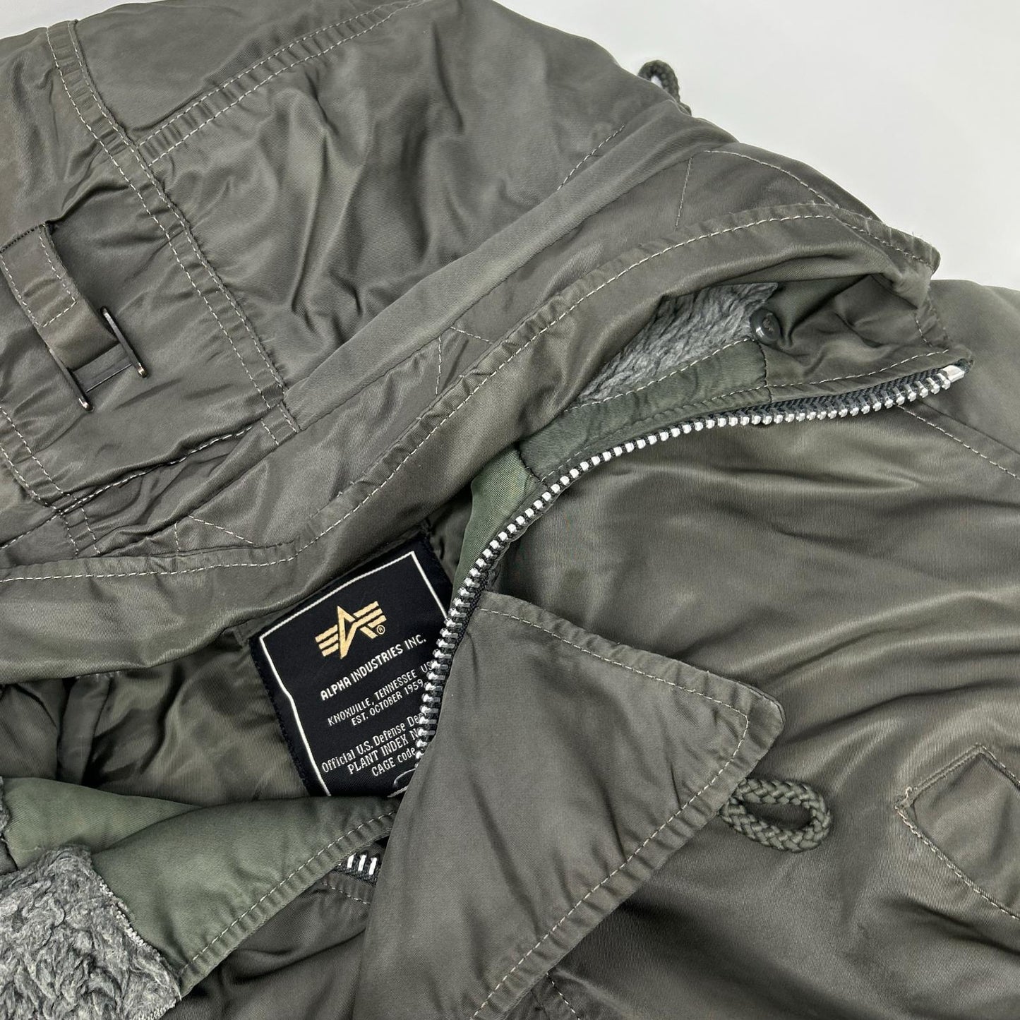 ALPHA INDUSTRIES アルファインダストリーズ 20024-76 カーキ N-3B フライトジャケット コート