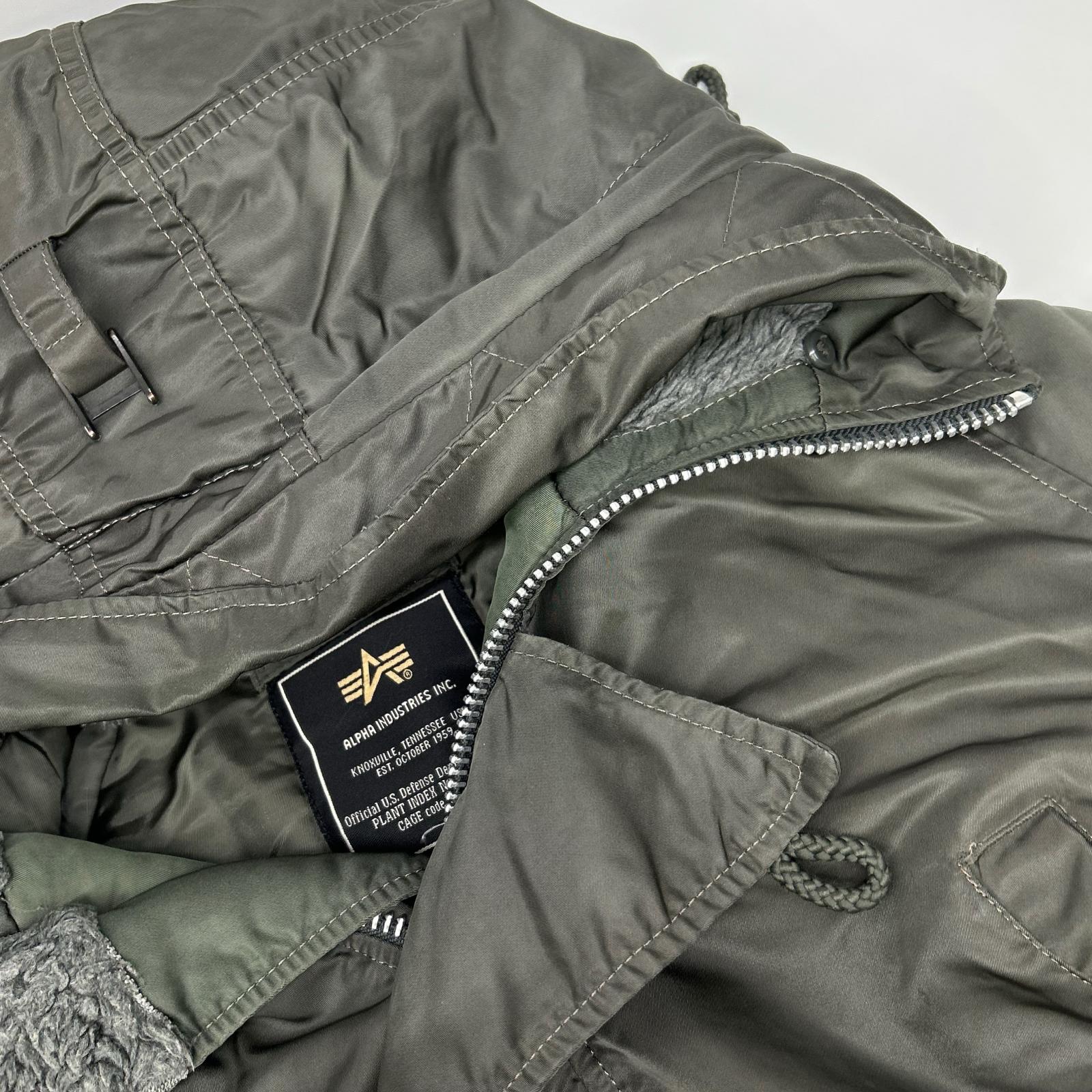 ALPHA INDUSTRIES アルファインダストリーズ 20024-76 カーキ N-3B フライトジャケット コート