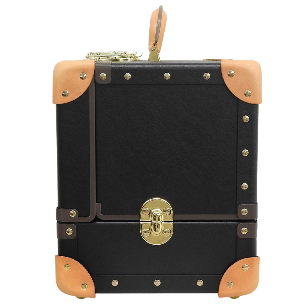 TIMEVOYAGER タイムボイジャー 美品 シューケアコレクションケース ハンドバッグ メンズ ブラック ハンドバッグ
