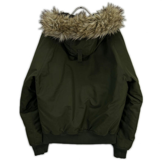 POLO RALPH LAUREN Polo Ralph Lauren khaki fur-trimmed down jacket jacket