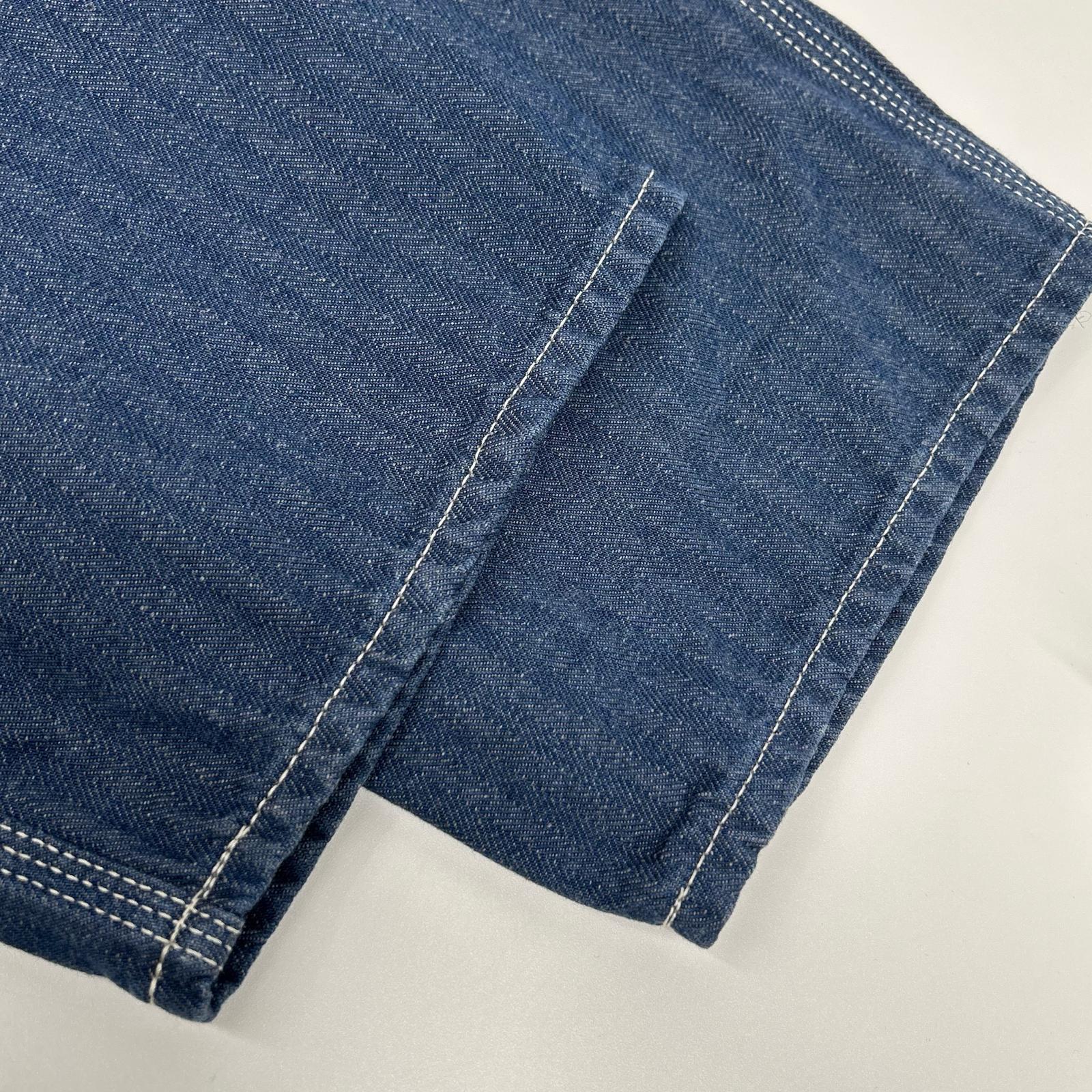 graph zero Graph Zero light blue denim herringbone overalls overalls all-in-one