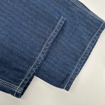 graph zero Graph Zero light blue denim herringbone overalls overalls all-in-one