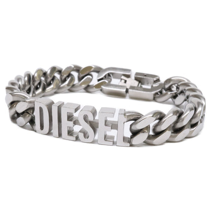 DIESEL ディーゼル DX1389040 ロゴ 喜平チェーン ブレスレット