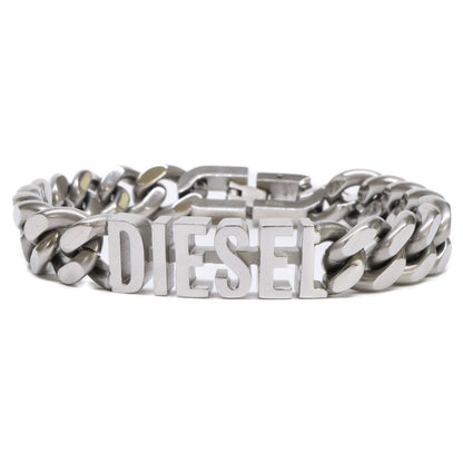 DIESEL ディーゼル DX1389040 ロゴ 喜平チェーン ブレスレット
