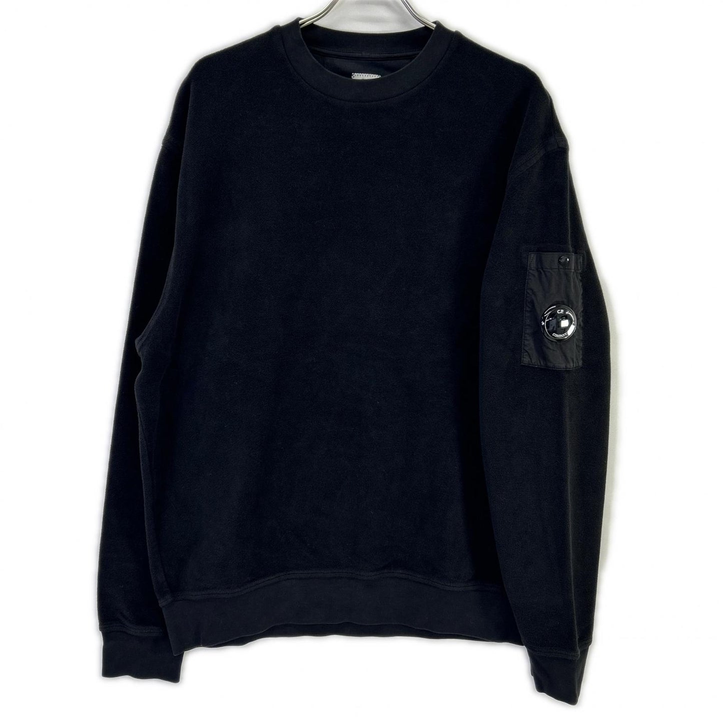 C.P.COMPANY C.P.公司 19CMSS249A 25AW 黑色 加绒圆领卫衣 上衣