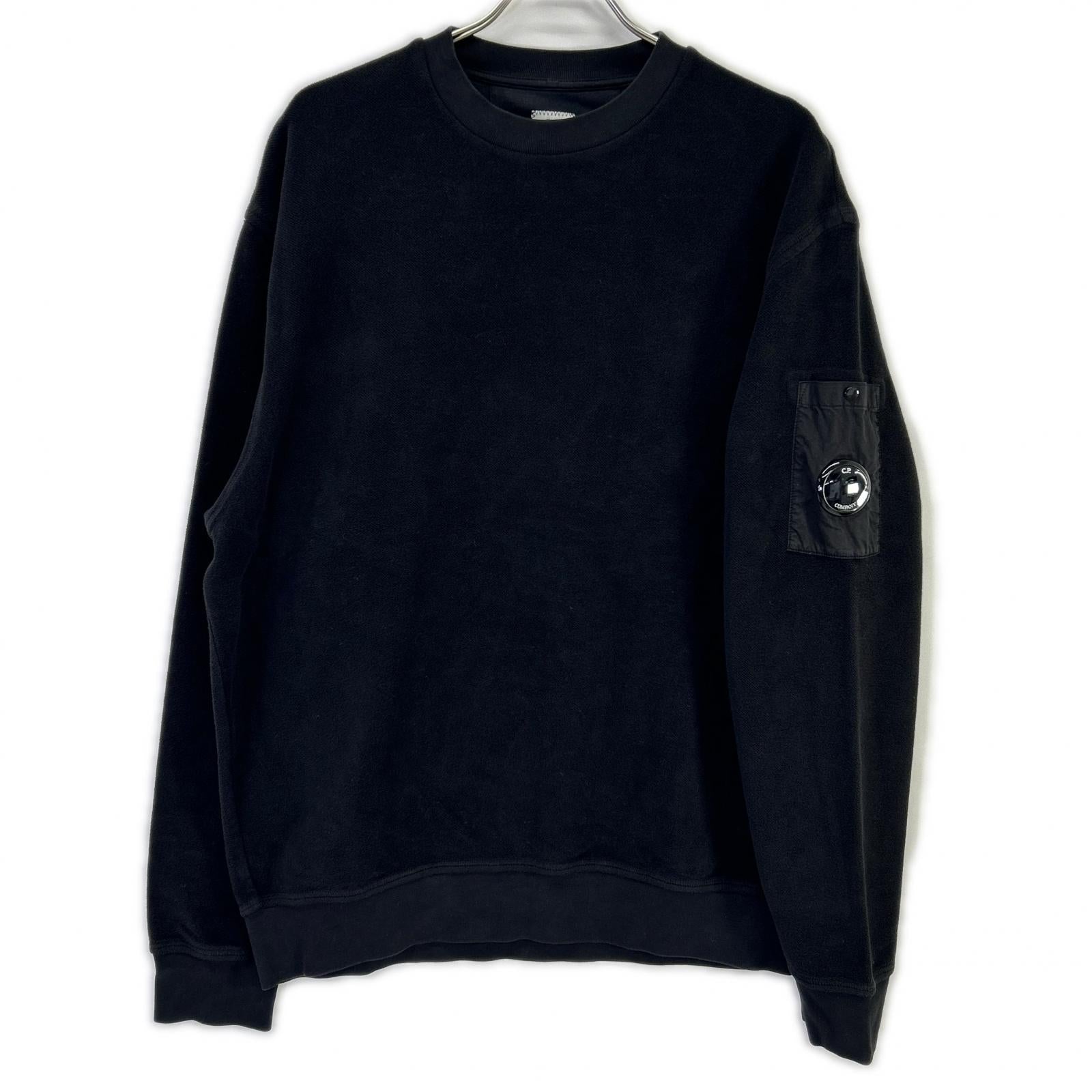 C.P.COMPANY C.P.公司 19CMSS249A 25AW 黑色 加绒圆领卫衣 上衣