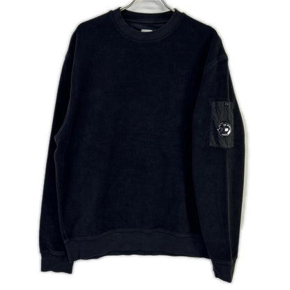 C.P.COMPANY C.P.公司 19CMSS249A 25AW 黑色 加绒圆领卫衣 上衣