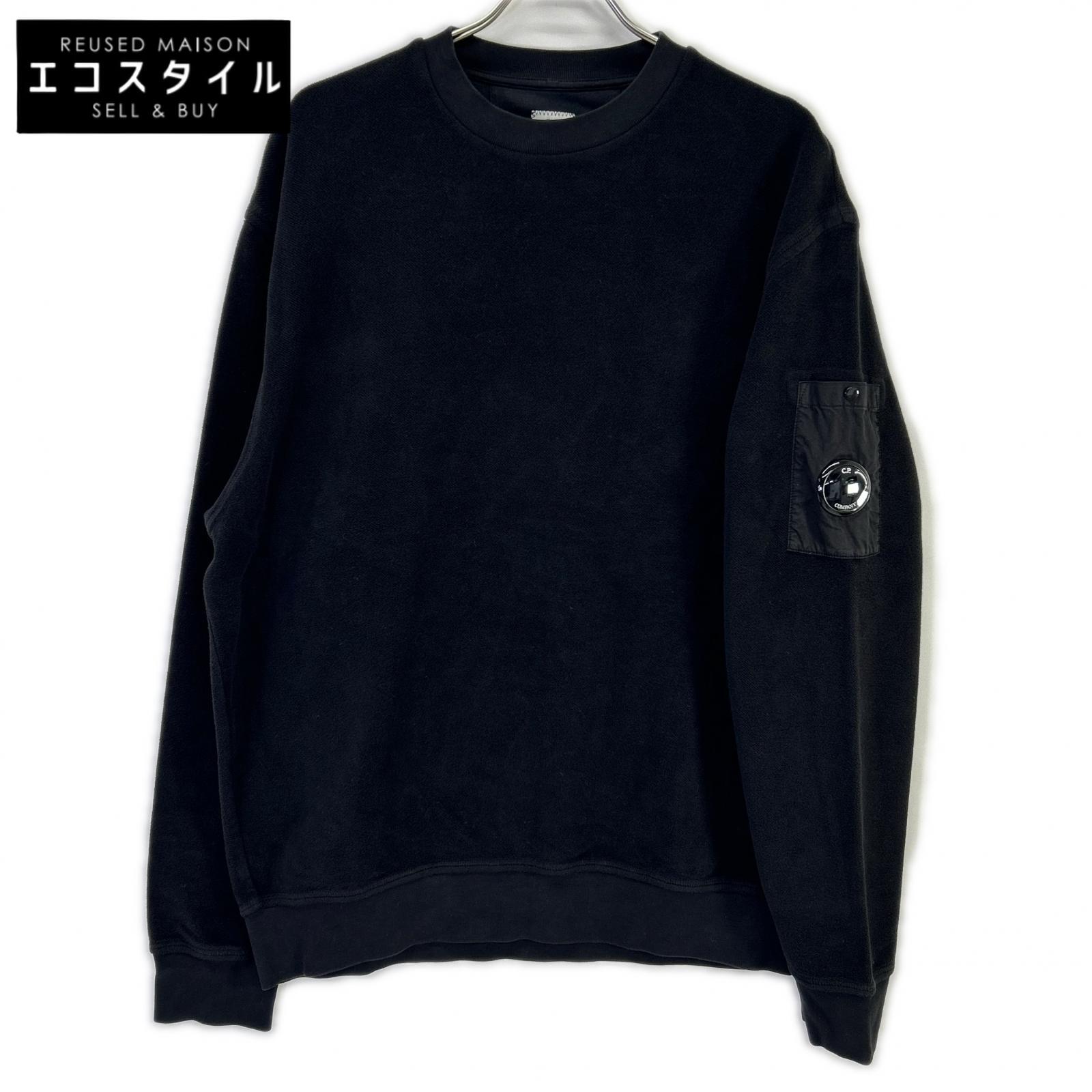 C.P.COMPANY C.P.公司 19CMSS249A 25AW 黑色 加绒圆领卫衣 上衣