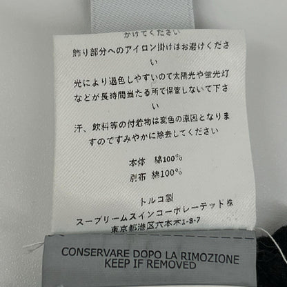 C.P.COMPANY シーピーカンパニー 19CMSS249A　25AW ブラック 裏起毛クルーネックスウェットシャツ トップス