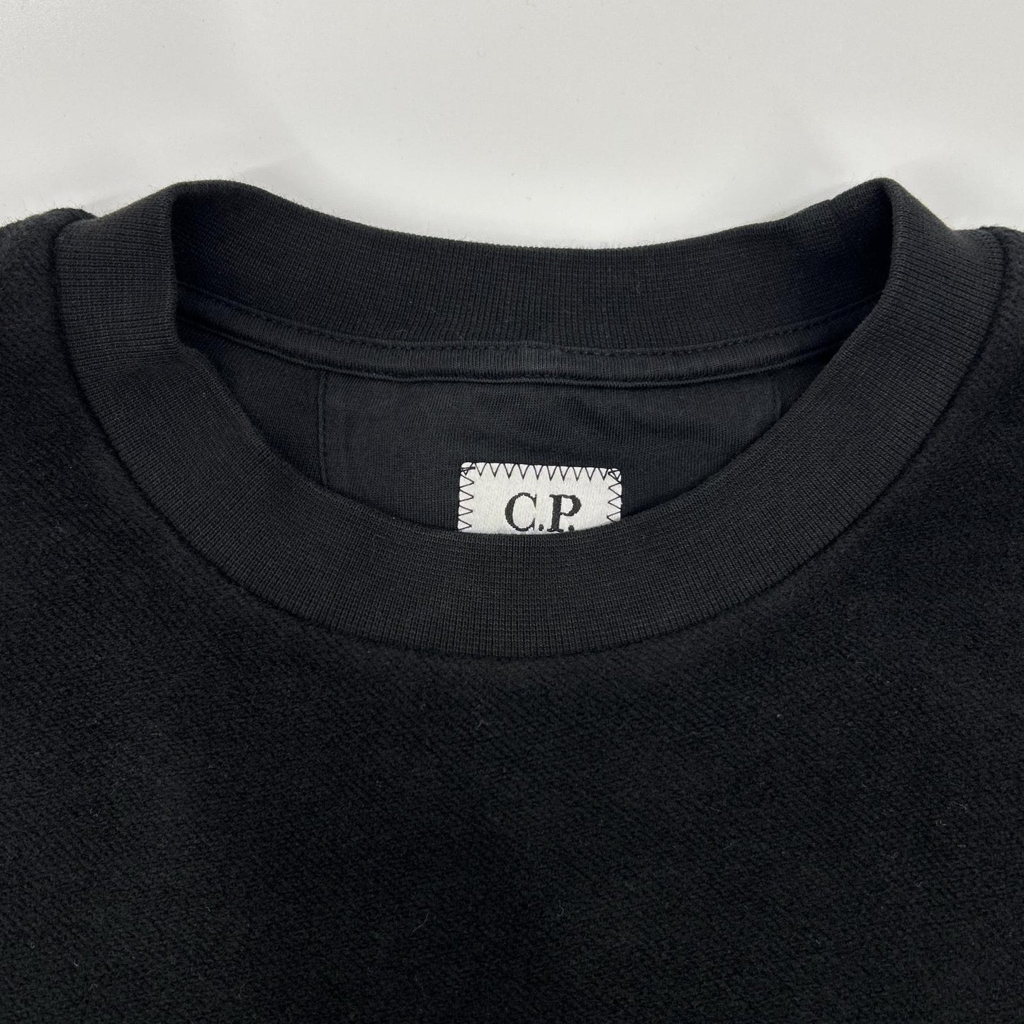 C.P.COMPANY C.P.公司 19CMSS249A 25AW 黑色 加绒圆领卫衣 上衣