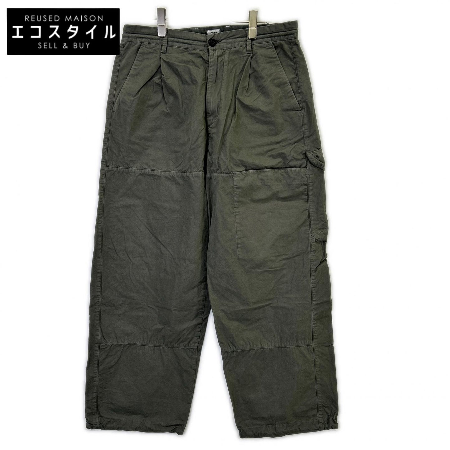 C.P.COMPANY シーピーカンパニー 9CMPA065A カーキ CARGO PT IN MICROPEPS PEACHED ボトムス