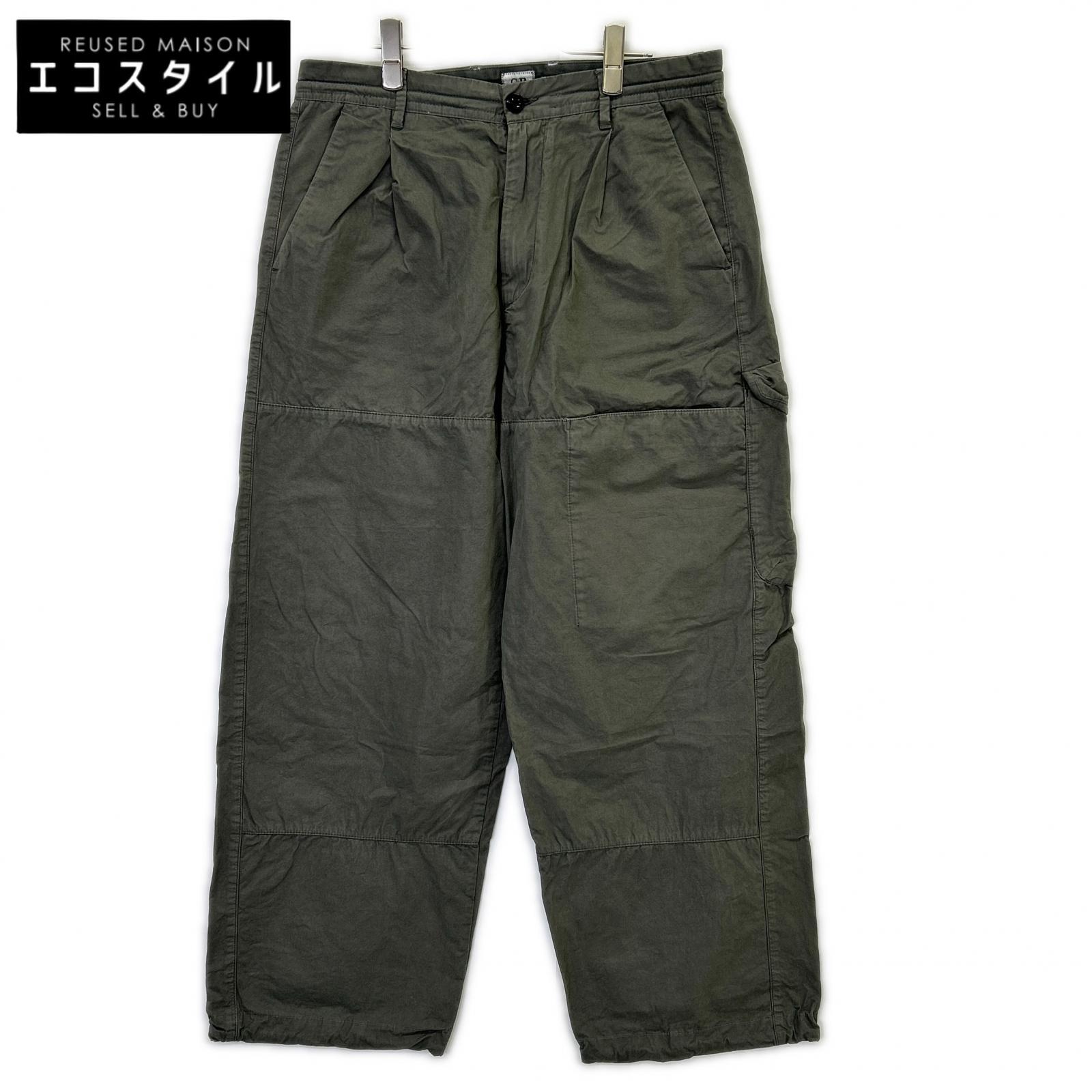 C.P.COMPANY シーピーカンパニー 9CMPA065A カーキ CARGO PT IN MICROPEPS PEACHED ボトムス