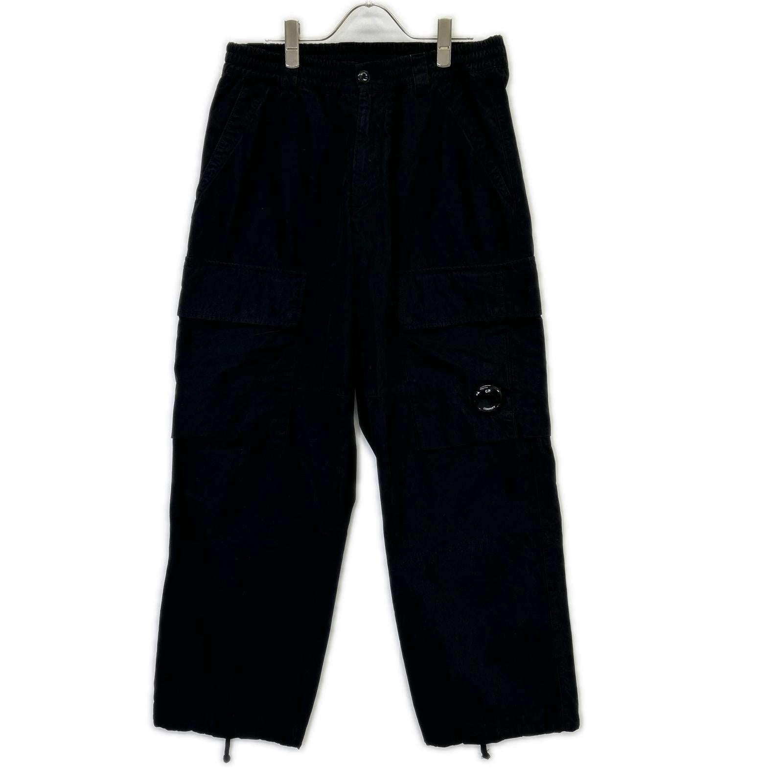 C.P.COMPANY シーピーカンパニー 19CMPA066A　25AW ブラック CARGO PT IN MICROPEPS PEACHED ボトムス
