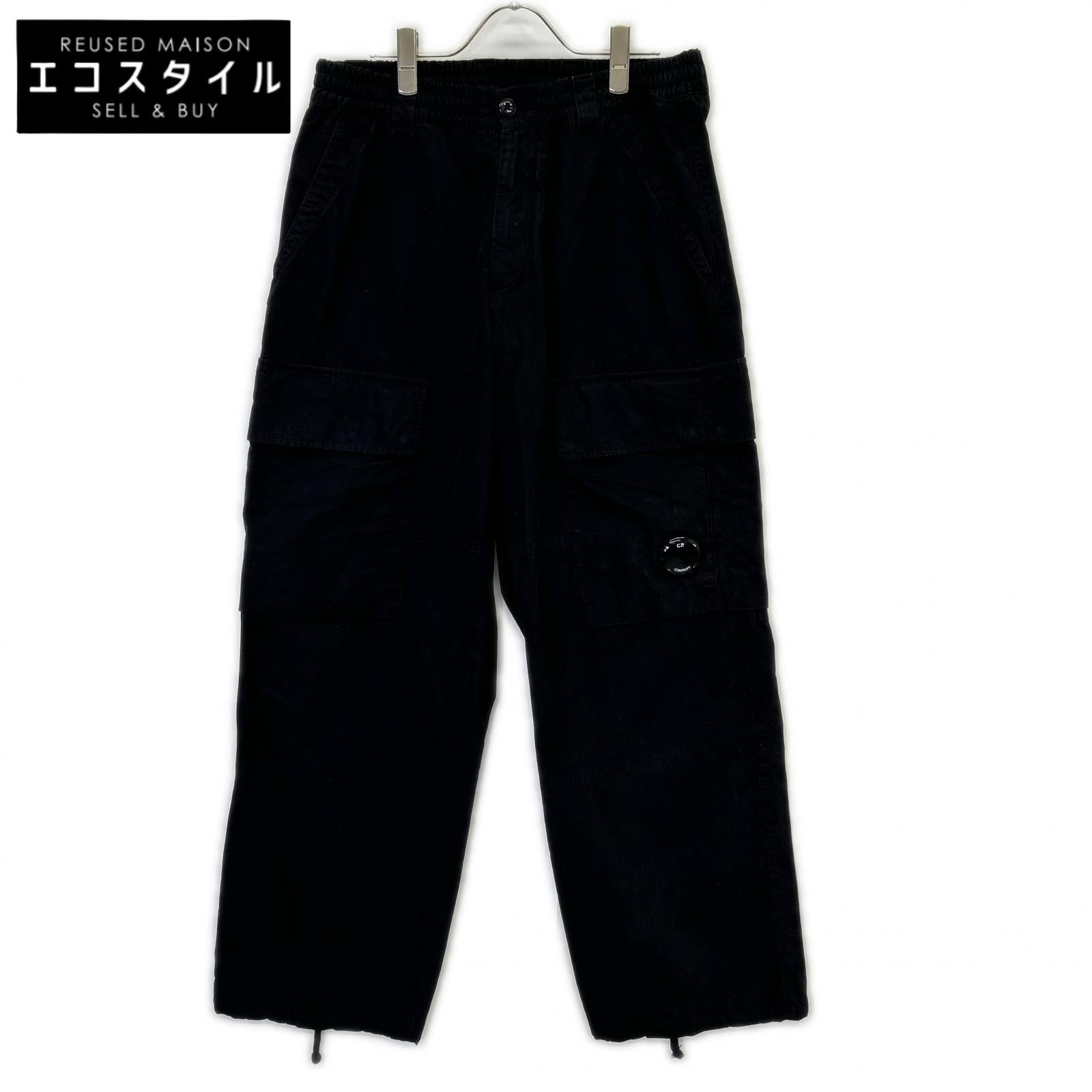 C.P.COMPANY シーピーカンパニー 19CMPA066A　25AW ブラック CARGO PT IN MICROPEPS PEACHED ボトムス