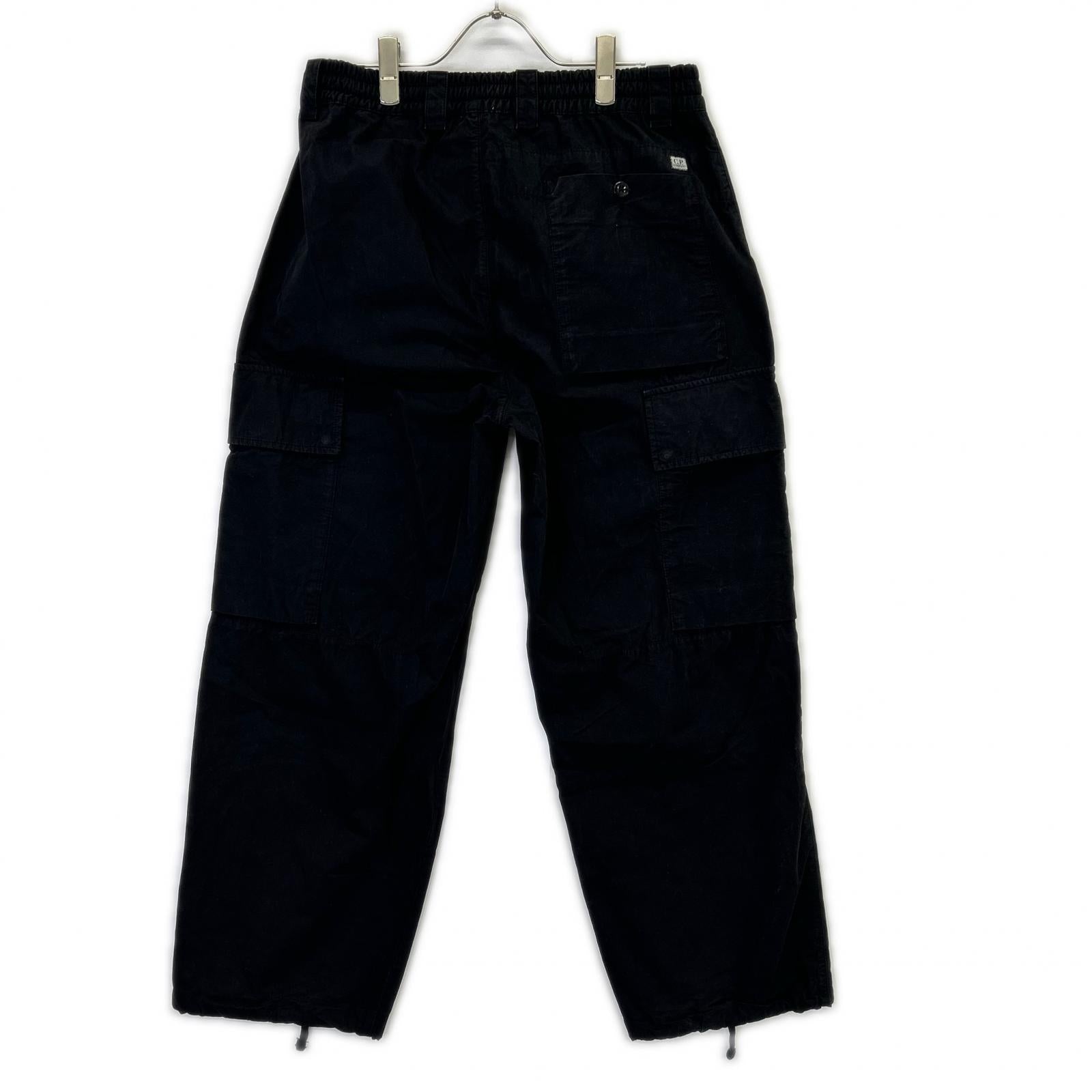 C.P.COMPANY シーピーカンパニー 19CMPA066A　25AW ブラック CARGO PT IN MICROPEPS PEACHED ボトムス