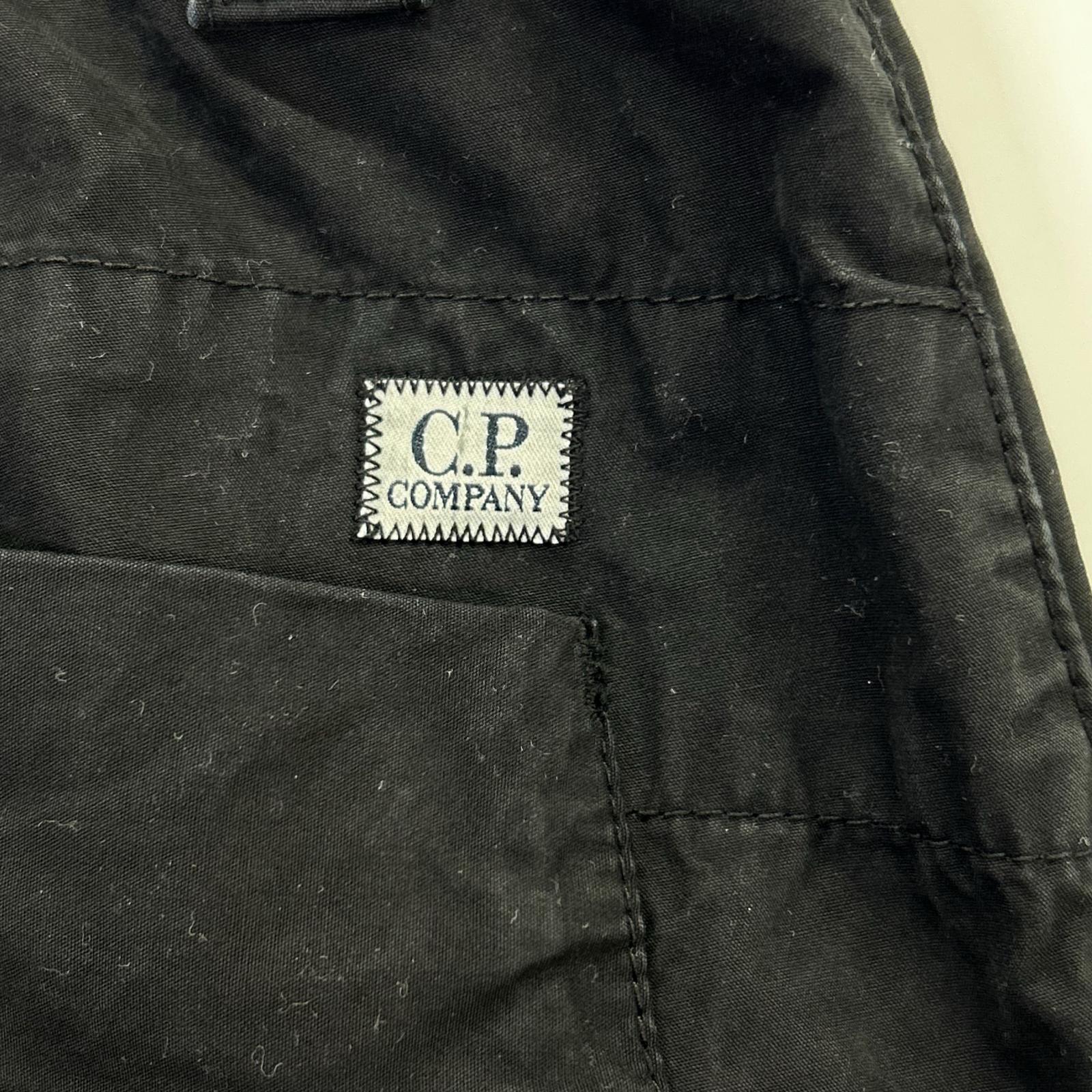 C.P.COMPANY シーピーカンパニー 19CMPA066A　25AW ブラック CARGO PT IN MICROPEPS PEACHED ボトムス