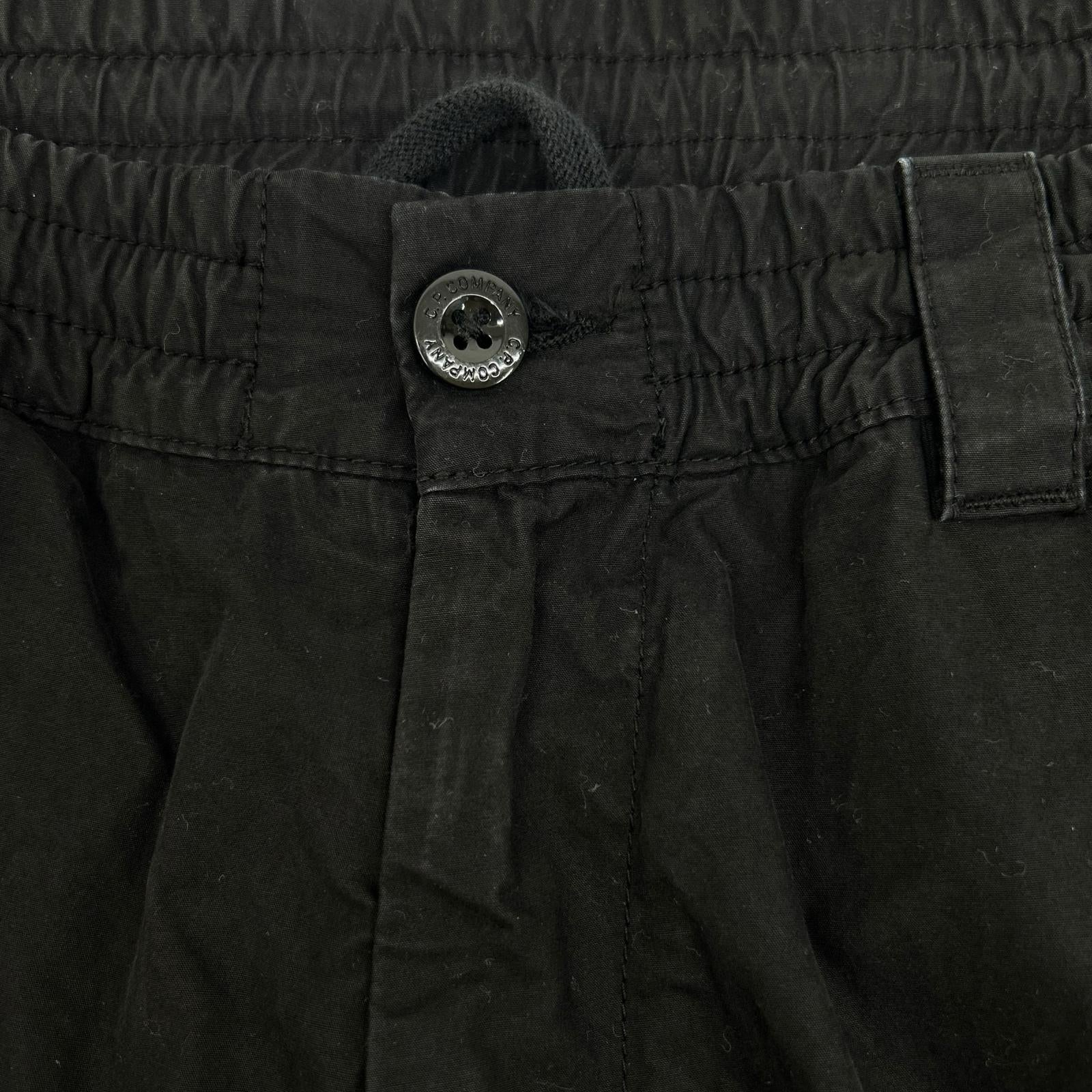 C.P.COMPANY シーピーカンパニー 19CMPA066A　25AW ブラック CARGO PT IN MICROPEPS PEACHED ボトムス