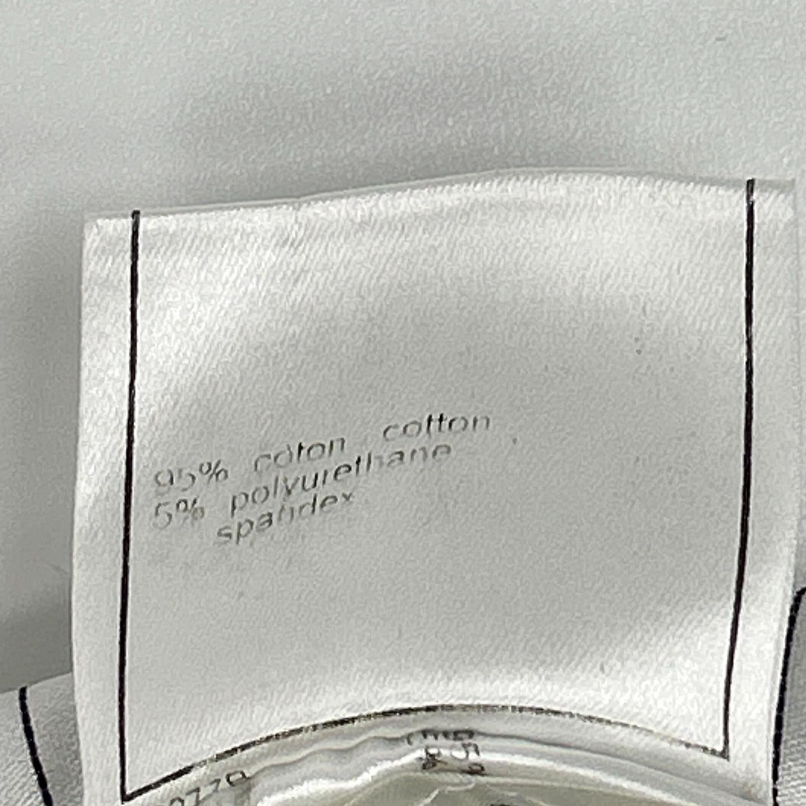 CHANEL Shaneru Domestic Authentic P20361V11926 Made in 2003 Coco-Button Cotton Pleated Skirt Skirt