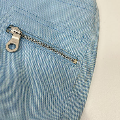 CHANEL シャネル P19677V11329 02年製 スポーツライン ブルー コットン パンツ ボトムス