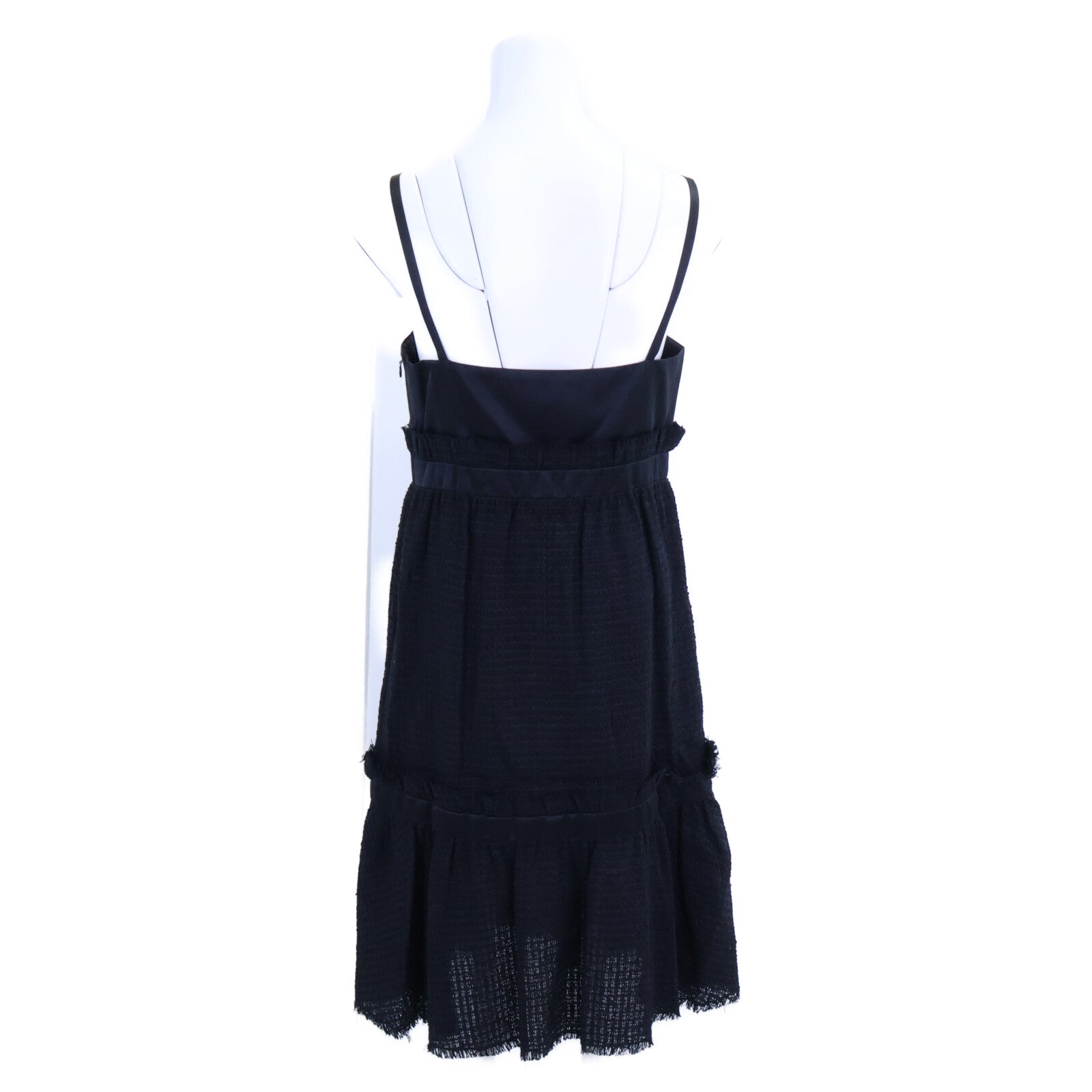 【SALE】 CHANEL シャネル 【美品】09P P34952W04272 ツイード キャミソール ワンピース
