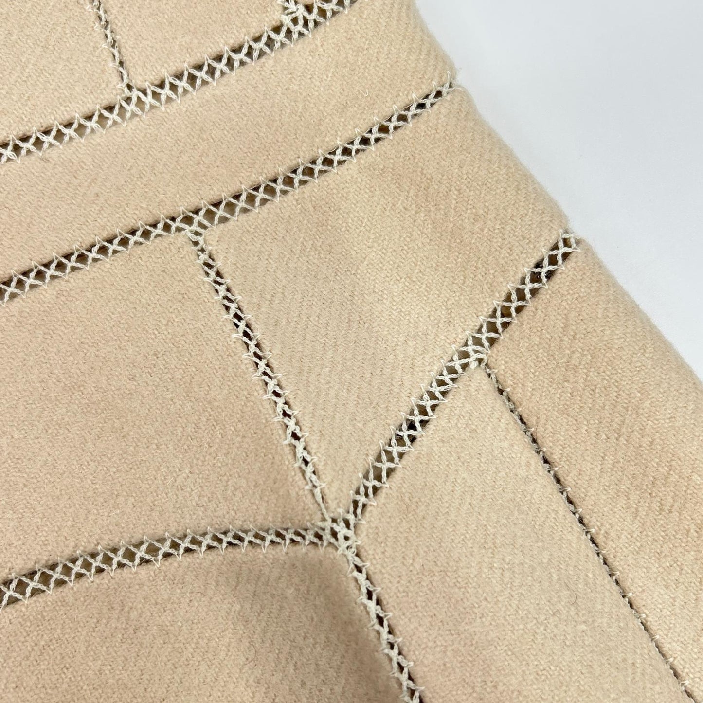LOUIS VUITTON ルイヴィトン ベージュ ウール×モヘア キャミワンピース ワンピース