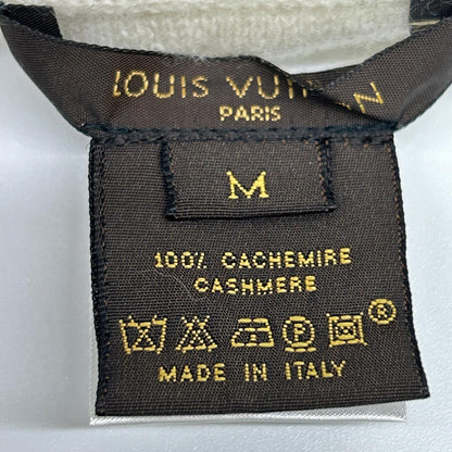 LOUIS VUITTON ルイヴィトン ホワイト カシミヤ タートルネック ニット トップス