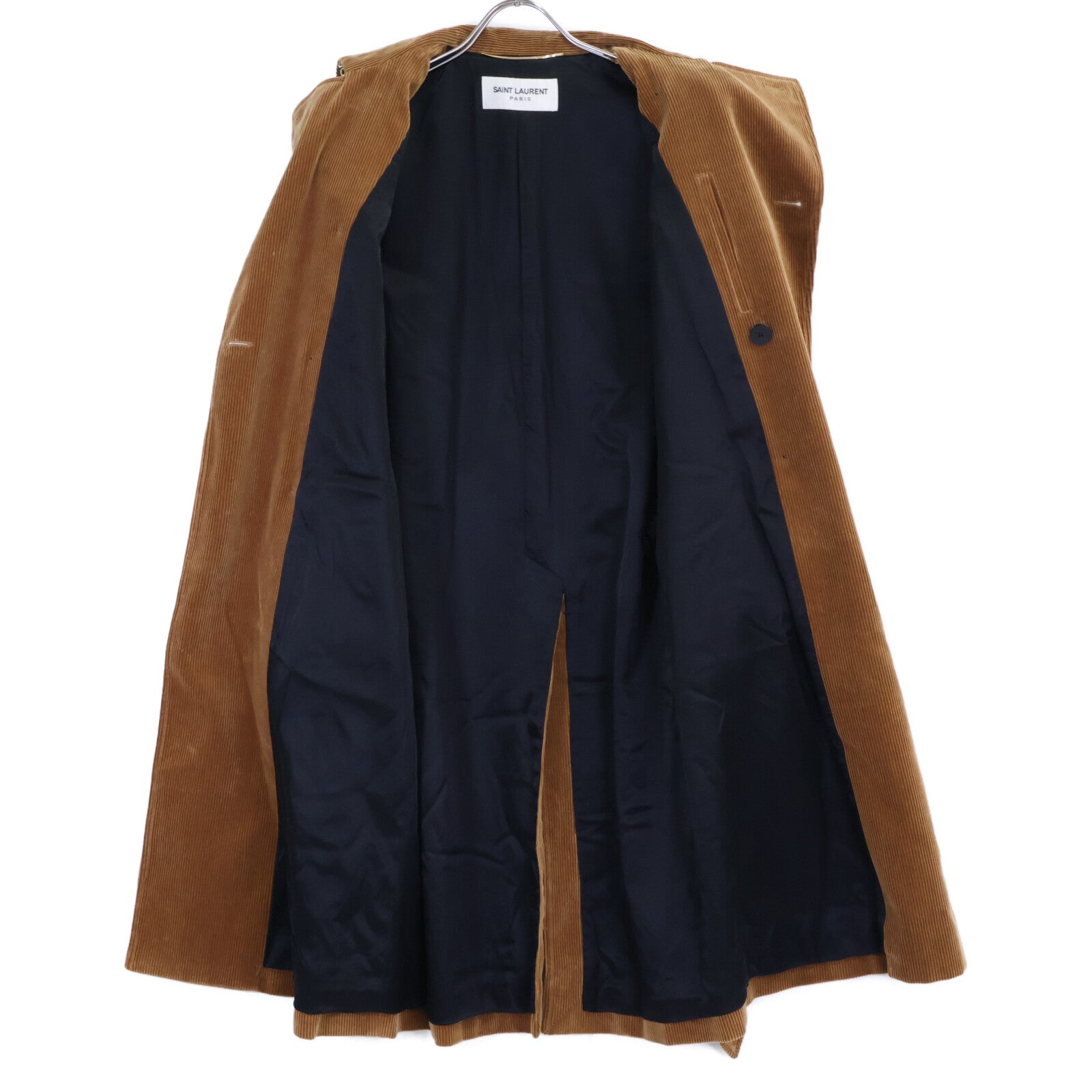 SAINT LAURENT PARIS サンローランパリ 【国内正規】507530 コーデュロイ トレンチ コート