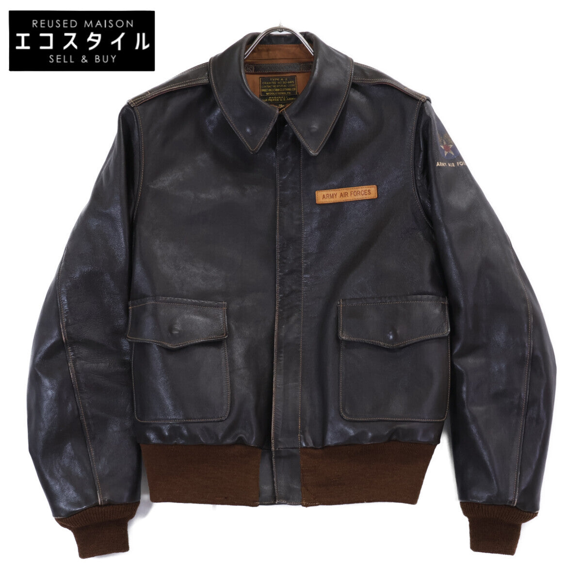 BUZZ RICKSON'S Buzz Rickson's BR80212 马皮 A-2 飞行夹克
