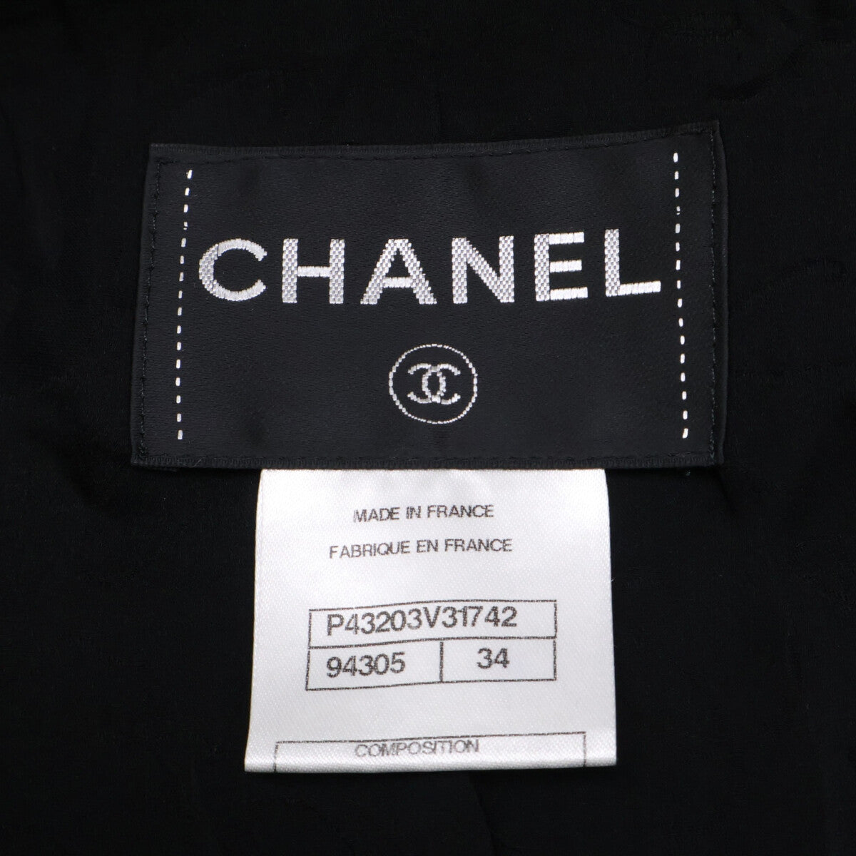 CHANEL シャネル 【国内正規】P43203V31742 ココマークボタン ロゴ刺繍 ツイードジャケット ジャケット
