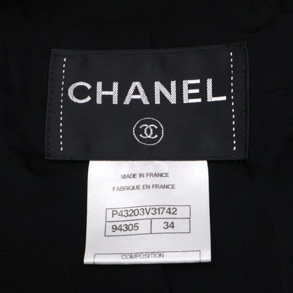CHANEL シャネル 【国内正規】P43203V31742 ココマークボタン ロゴ刺繍 ツイードジャケット ジャケット