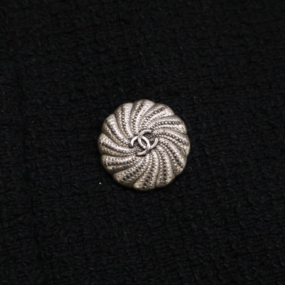 CHANEL シャネル 【国内正規】P43203V31742 ココマークボタン ロゴ刺繍 ツイードジャケット ジャケット