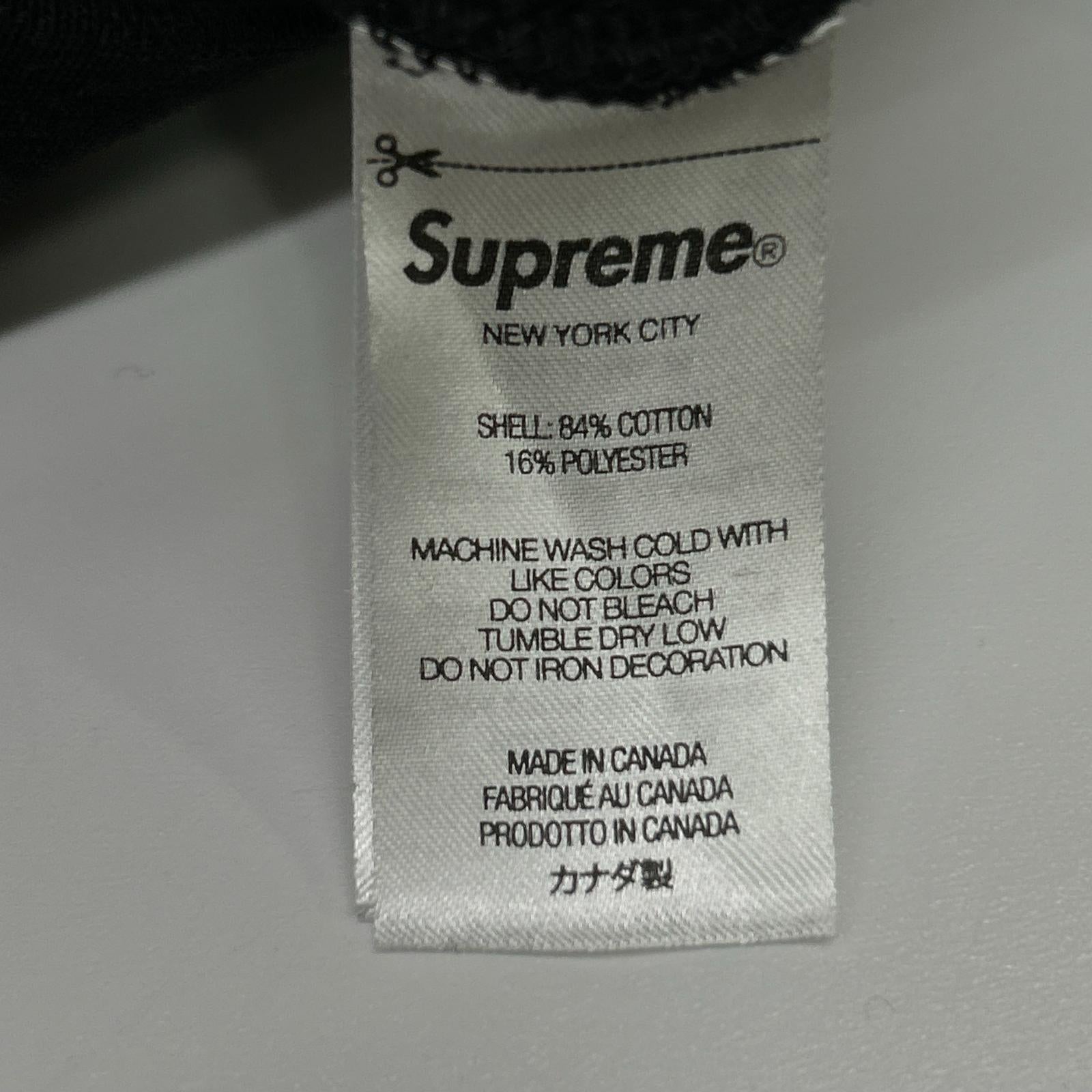 Supreme シュプリーム ブラック Small Box Hooded Sweatshirt トップス