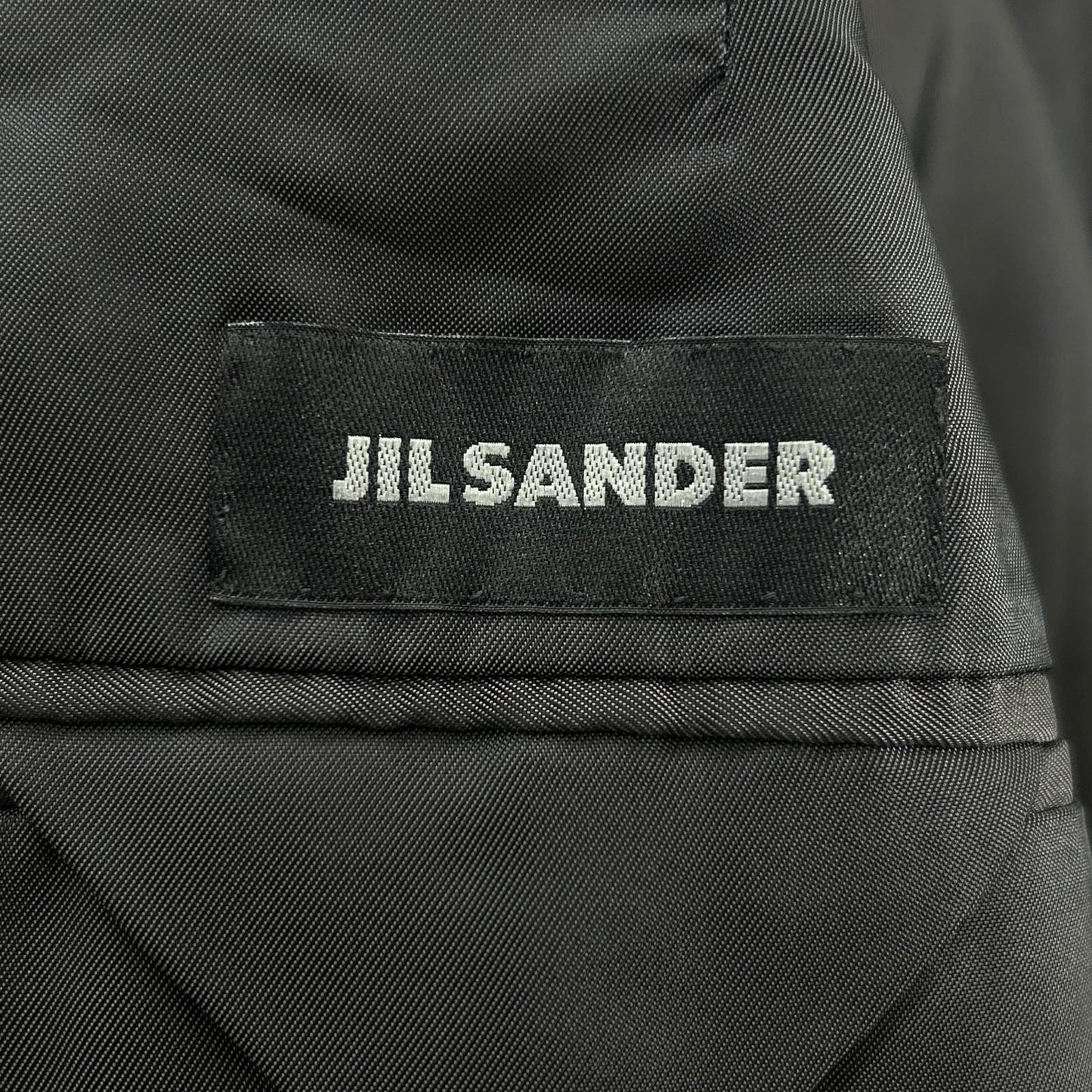 JILSANDER ジルサンダー ブラック ベロア生地 TAILOR MADE 3Bテーラードジャケット ジャケット