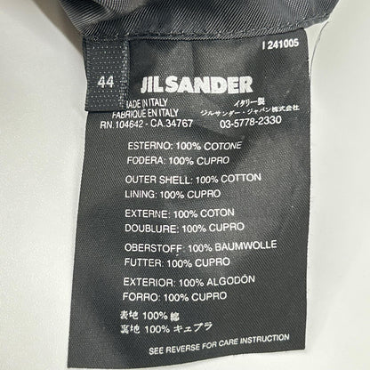 JILSANDER ジルサンダー ブラック ベロア生地 TAILOR MADE 3Bテーラードジャケット ジャケット