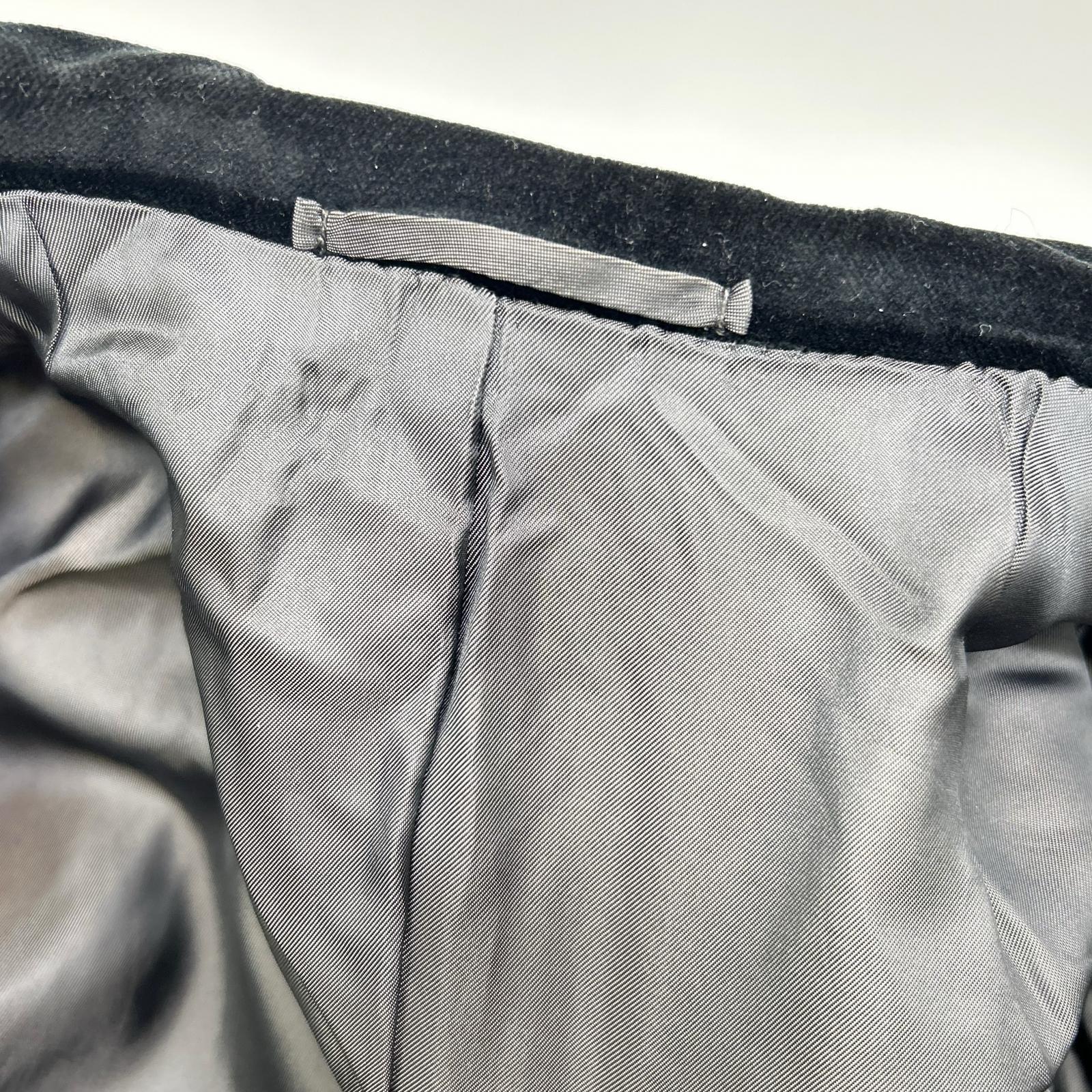 JILSANDER ジルサンダー ブラック ベロア生地 TAILOR MADE 3Bテーラードジャケット ジャケット
