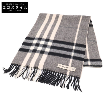 BURBERRY バーバリー 【美品】3309800/62Q クラシックチェック カシミヤ マフラー