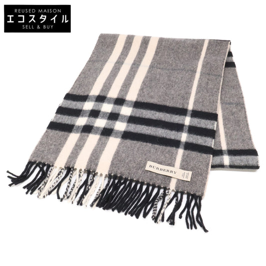 BURBERRY バーバリー 【美品】3309800/62Q クラシックチェック カシミヤ マフラー