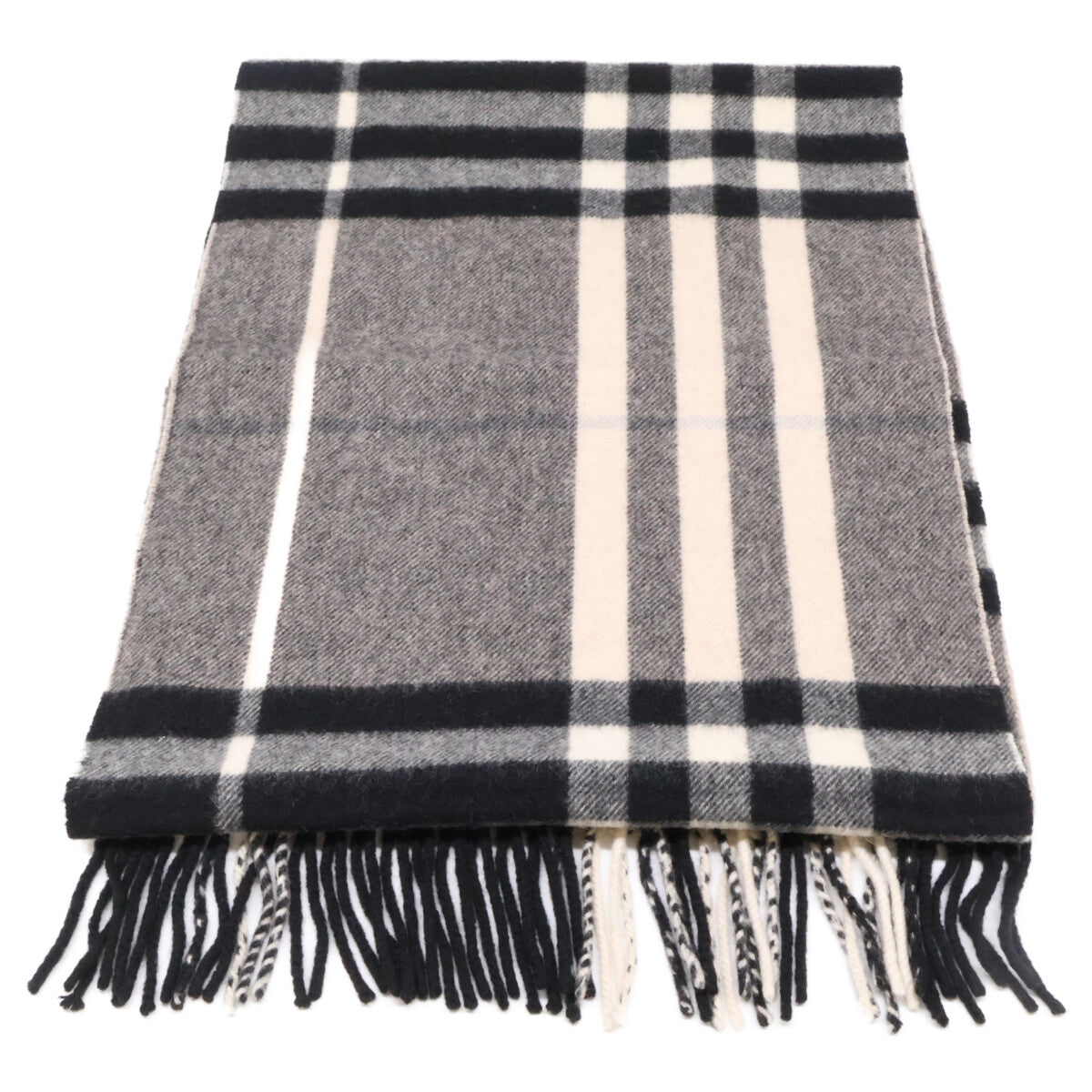 BURBERRY バーバリー 【美品】3309800/62Q クラシックチェック カシミヤ マフラー