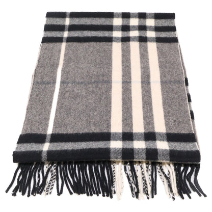 BURBERRY バーバリー 【美品】3309800/62Q クラシックチェック カシミヤ マフラー