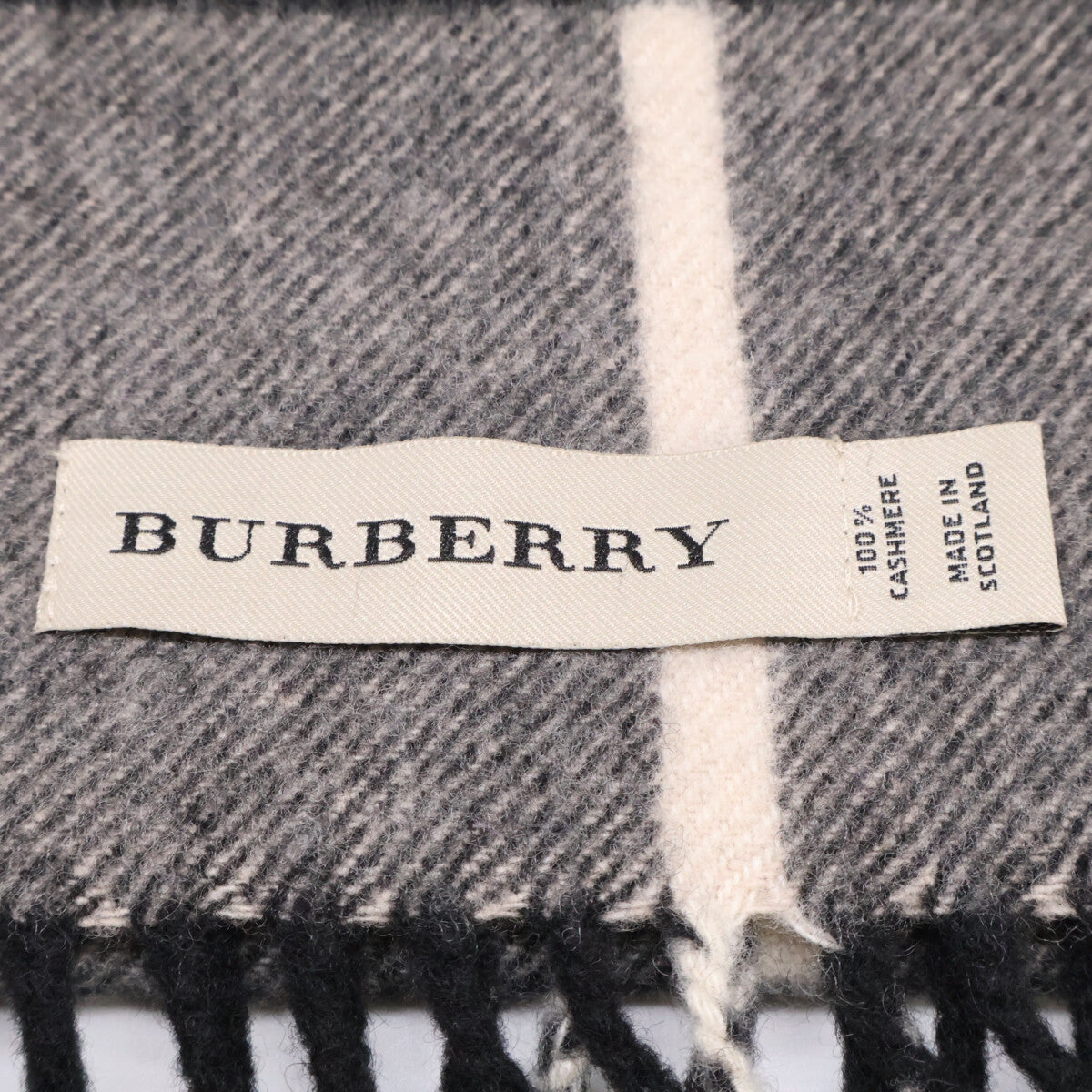 BURBERRY バーバリー 【美品】3309800/62Q クラシックチェック カシミヤ マフラー